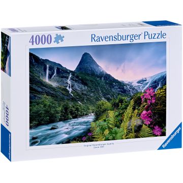 Puzzle Ravensburger din 4000 piese - Dispoziție de munte uimitoare