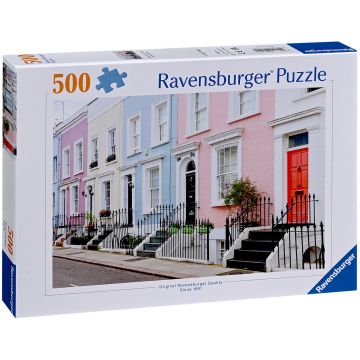 Puzzle Ravensburger din  500 piese - Case colorate din Londra
