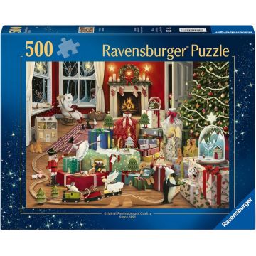 Puzzle Ravensburger din  500 piese - Un Crăciun magic