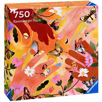 Puzzle Ravensburger din 750 piese - Festivalul florilor