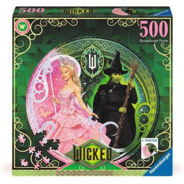 Puzzle rotund Ravensburger din 500 piese - Răufăcătoare
