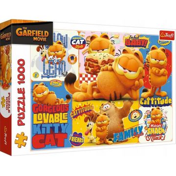 Puzzle Trefl din 1000 piese - Aventurile lui Garfield