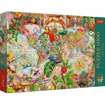 Puzzle Trefl din 1000 piese - Harta antică a lumii