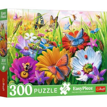 Puzzle Trefl din 300 XXL piese - Insecte în luncă