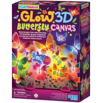 Set creativ 4M - 3D Panou luminos, fluturi