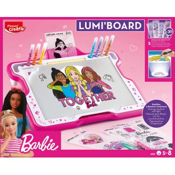 Set creativ Maped Creativ - Lumi Board Barbie