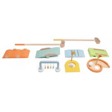 Set de golf din lemn Classic World