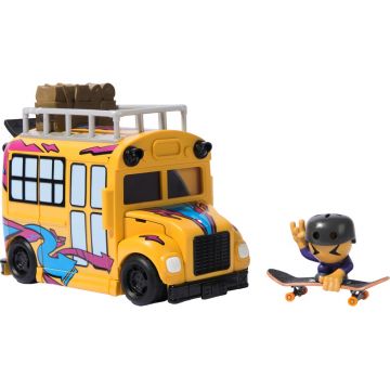 Set de joacă Tech Deck Sk8 Crew - Rampă pentru degete și skateboard, Ultra Sk8 bus