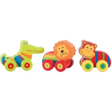Set de jucării din lemn Orange Tree Toys - Primele mele animale din junglă