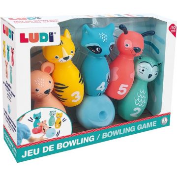 Set joc Ludi - Animale de bowling cu numere