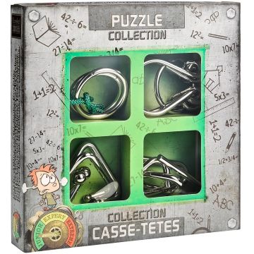 Set puzzle-uri metalice de logică Eureka - Junior Metal Puzzles Collection