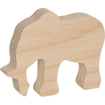 Un set de semifabricate din lemn Goki - Trei animale diferite