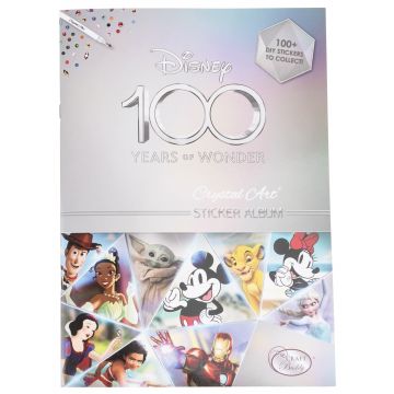 Album de colecție  Craft Buddy - Disney 100, pachet de start cu autocolante