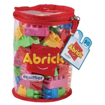 Constructor Ecoiffier Abrick - Într-o pungă, 50 piese