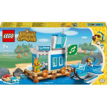 Constructor LEGO Animal Crossing - Zboară cu Dodo Airlines (77051)