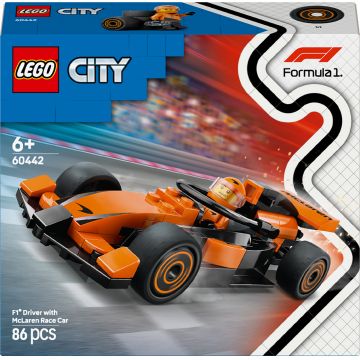 Constructor LEGO City Formula 1 cu mașină de curse McLaren (60442)