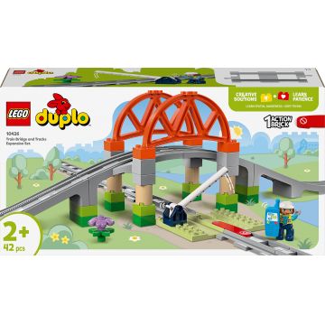 Constructor LEGO Duplo - Poduri și șine de tren (10426)