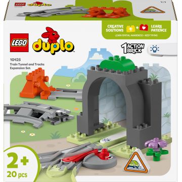 Constructor LEGO Duplo - Tunel și șine de tren(10425)