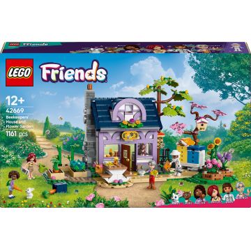 Constructor LEGO Friends - Casă de albine și grădină cu flori (42669)