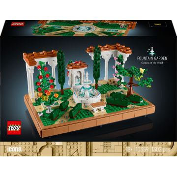 Constructor LEGO Icons - Grădină cu fântână (10359)