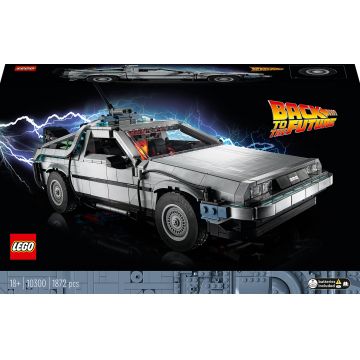 Constructor LEGO Icons - Mașina timpului din „Înapoi în viitor”(10300)