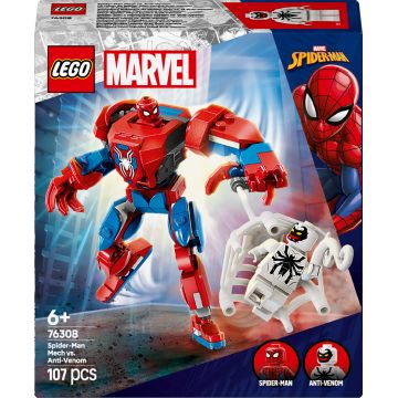 Constructor LEGO Marvel Super Heroes - Spider-Man-Robot vs. Anti-Venom (76308)