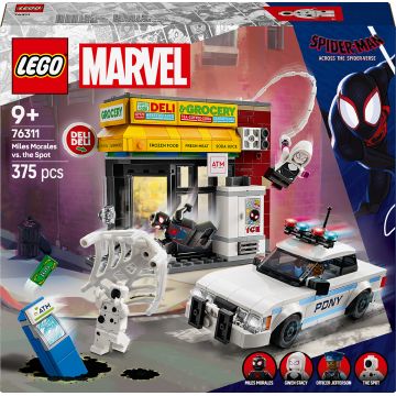 Constructor LEGO Marvel Super Heroes - Universul Spidey: Miles Morales vs. The Spot (76311)