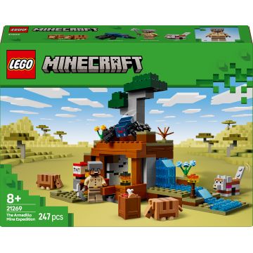 Constructor LEGO Minecraft - Expediție minieră cu un armadillo (21269)