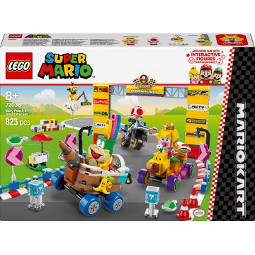 Constructor LEGO Super Mario - Mario Kart, set Baby Peach și Grand Prix (72036)