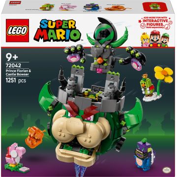 Constructor LEGO Super Mario - Prince Florian si Castle Bowser (72042)