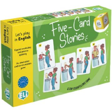 Joc educativ Eli Five-card Stories (Limba engleză)