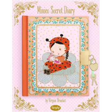 Jurnal secret  Djeco Tinyly - Minico, cu cheie si lacat