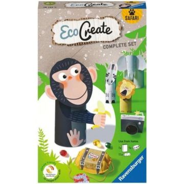 Kit creativ  Ravensburger - EcoCreate Mini, Safari