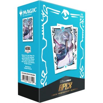 Protecții pentru carduri Ultra Pro - Magic the Gathering: Tarkir Dragonstorm Apex Deck Protector, Jeskai (105 buc)
