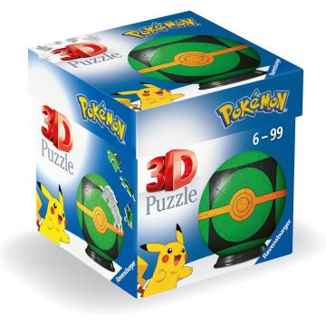 Puzzle 3D Ravensburger din 54 piese - Pokemon: Dusk Ball