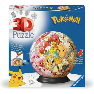 Puzzle 3D Ravensburger din 72 piese - Personaje Pokémon