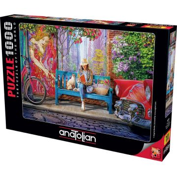 Puzzle Anatolian din 1000 piese - Lectură de dimineață
