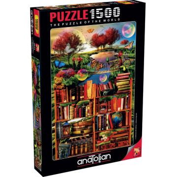 Puzzle Anatolian din 1500 piese - Imaginație prin lectură