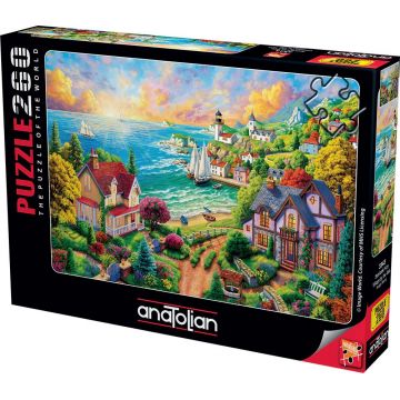 Puzzle Anatolian din 260 piese - Un sat la malul mării