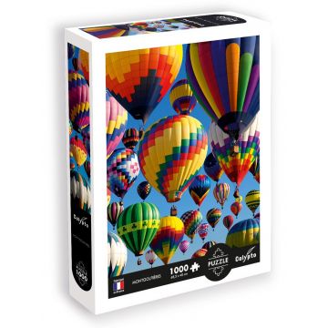 Puzzle Calypto din 1000 piese - Baloane pe cerul Franței
