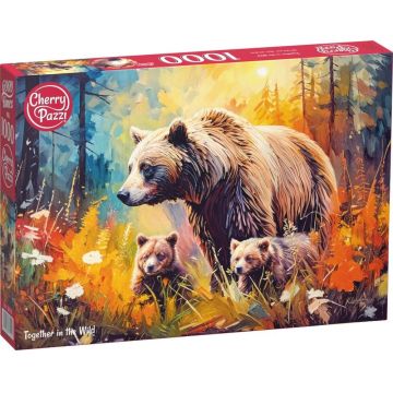 Puzzle Cherry Pazzi din 1000 piese - Împreună în sălbăticie