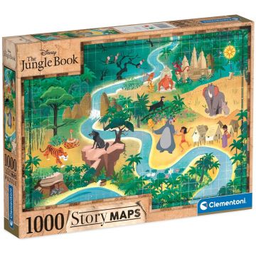 Puzzle Clementoni din 1000 piese - Cartea junglei
