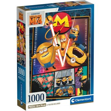 Puzzle Clementoni din 1000 piese - Despicable me 4