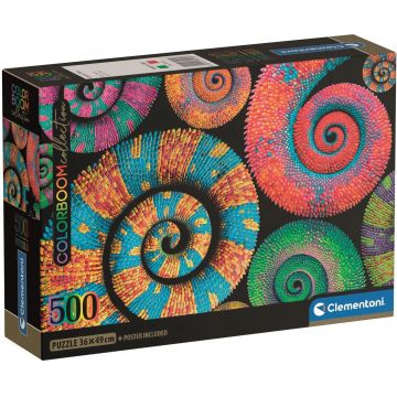 Puzzle  Clementoni din 500 piese - Cozi răsucite