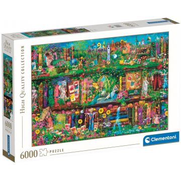 Puzzle  Clementoni din 6000 piese - Raftul magic de grădină