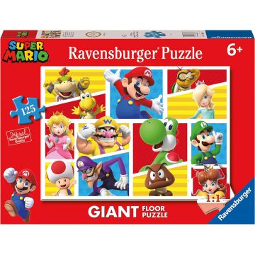 Puzzle de podea  Ravensburger din 125 piese - Super Mario