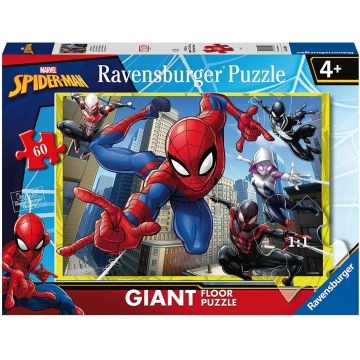 Puzzle de podea Ravensburger din  60 piese - Spiderman