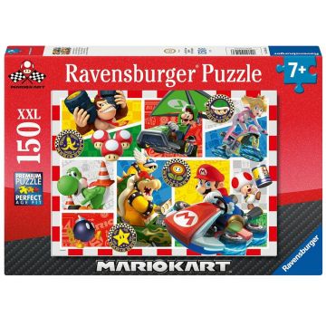 Puzzle din lemn Ravensburger din 150 XXL piese - Mario Kart