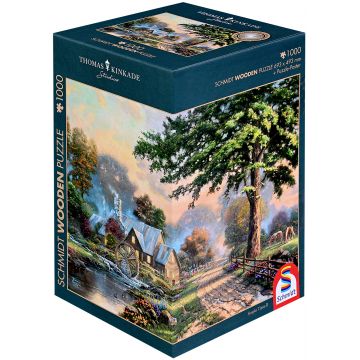 Puzzle din lemn Schmidt din 1000 piese - Vremuri mai simple