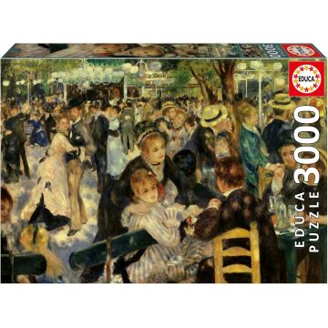 Puzzle Educa din 3000 piese - Bal la Moulin de la Galette